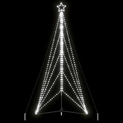 vidaXL Guirlande de sapin de Noël 615 LED blanc froid 400 cm