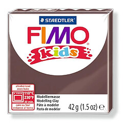 Pâte Fimo Kids 42 g Marron 8030.7 - Fimo