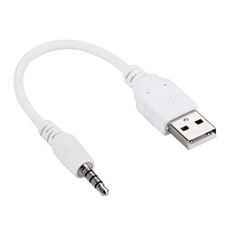 Wewoo Câble de haute qualité USB 2.0 mâle à Jack 3,5 mm, Longueur: 15cm