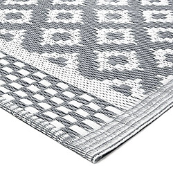 Avis Thedecofactory NATOU - Tapis d'extérieur motifs géométriques gris 120x180