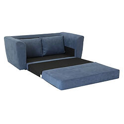 Acheter But Canapé convertible 2 places TWILL tissu soro bleu