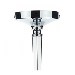 Luminaire Center Suspension Murray Chrome poli 5 ampoules 36,5cm