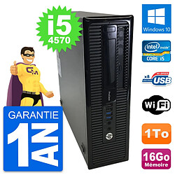 PC HP ProDesk 400 G1 SFF Intel i5-4570 RAM 16Go Disque Dur 1To Windows 10 Wifi - Occasion