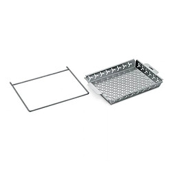 Avis Panier à grillades surélevé Weber 22x30x3 cm Système de cuisson surélevé avec panier et cadre de support en acier inoxydable