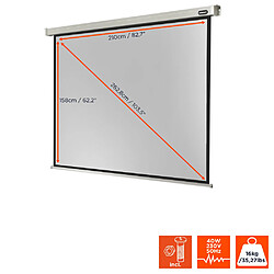 Ecran de projection celexon Motorisé PRO 220 x 165 cm