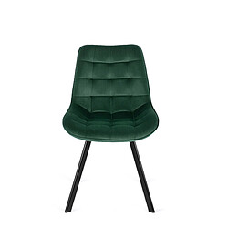 Vivaldi Chaise RICK Vert Velours