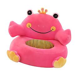 Couverture de tabouret de pied de forme animale en peluche douce avec chaussettes de jambe de chaise grenouille rose