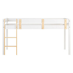 Acheter Homestyle4U Lit 90x200 enfant blanc naturel