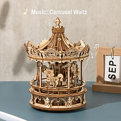 Acheter Universal Carrousel romantique, jeux de puzzle en bois, boîtes à musique, jouets, cadeaux, enfants, adultes.