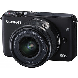 Appareil photo hybride - Canon EOS M10 noir avec objectif 15-45mm - Occasion