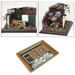 Acheter 1:35th DIY Dioramas Modèle de Bâtiment Kits, L'architecture Ruines Maison Scène, Mise En Page Accessoire