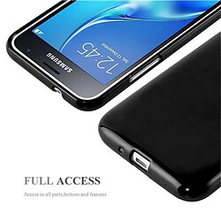 Cadorabo Coque Samsung Galaxy J1 2015 Etui en Noir pas cher