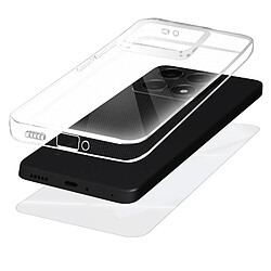 Mayaxess Pack Protection pour Xiaomi 14T Pro Coque Souple et Verre Trempé Transparent