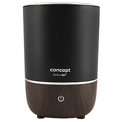 Concept ZV1210 Perfect Air Humidificateur d'air Diffuseur d'aromathérapie 4L 3 niveaux d'intensité de vapeur Noir