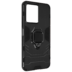 Avizar Coque pour Xiaomi Redmi Note 12 5G et 4G Antichoc avec Anneau Support Noir