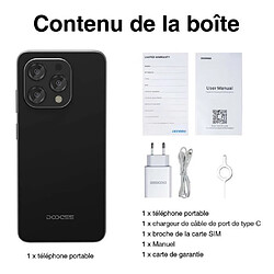 Acheter NC DOOGEE N55 smartphone 6.56 pouce HD+ 90Hz IPS téléphone portable Android 14, 9Go + 128Go batterie 5150 mAh 13MP caméra - Noir