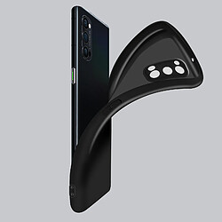 Avizar Coque Oppo Reno 4 Protection Silicone Gel Flexible Fine Légère Noir pas cher