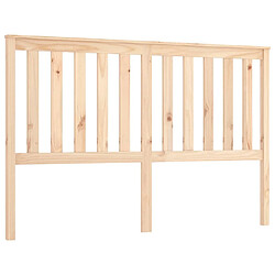 Maison Chic Tête de lit scandinave,Meuble de chambre 156x6x101 cm Bois massif de pin -MN55273