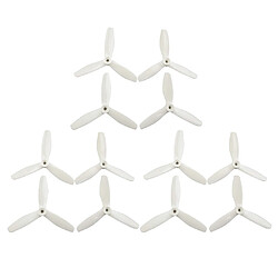 12 hélices pour mjx b6 b6w b6f b6fd b8 b5w f20 b8 pro bugs 6 blanc