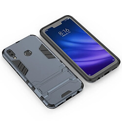 Wewoo Coque TPU antichoc pour HuY9 (2019) / Enjoy 9 Plus, avec support (bleu marine)