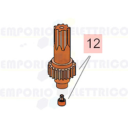 Arbre pignon moteur FAAC (63000558) pour motorisation