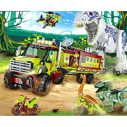 Universal Véhicules routiers, dinosaures, blocs de construction jurassiques, jouets de dinosaures, Jurassic World, Ruilong.(Coloré)