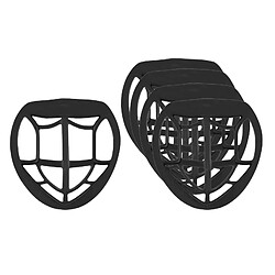 5x 3D Masque Protecteur TPU Support Intérieur Cadre Bouche Masque Titulaire Noir