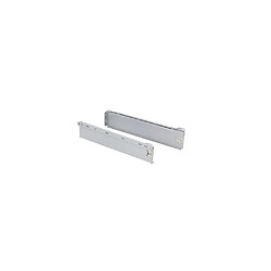 Lot de 10 kits de tiroir Ultrabox hauteur 86 mm et profondeur 400 mm finition gris métallisé - 3041125 - Emuca