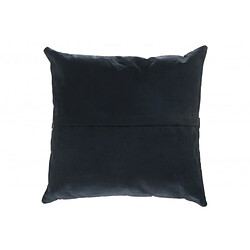 Dansmamaison Coussin Zebre Cuir/Toile Noir