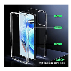 Avis Htdmobiles Coque pour Xiaomi Redmi Note 13 Pro 5G / Poco X6 5G - housse etui silicone gel fine 360 integrale (avant et arriere) + film ecran - TRANSPARENT