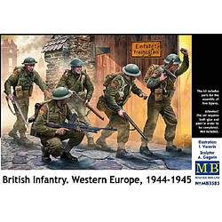 Master Box Figurine Mignature British Infantry. Western Europe, 1944-1945