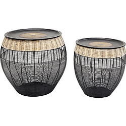 Avis Karedesign Tables d'appoint African Drums set de 2 Kare Design