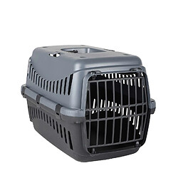 Toilinux Cage de transport Moka - Gris foncé