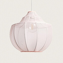 Ledkia Suspension Métal et Tissu Ayla Rose pastel