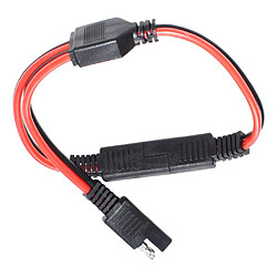 14 AWG 300mm Fiche De Déconnexion 1 à 2 SAE à SAE Adaptateur De Câble D'alimentation Connecteur 20A