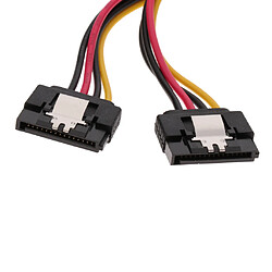 Avis SATA Double Puissance Y Splitter Câble Du Câble Adaptateur 2 Voies 4 Broches -15 Broches