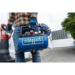 Compresseur d'air Scheppach HC06 Horizontal 1200 W 6 L pas cher