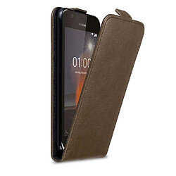 Cadorabo Coque Nokia 1 2018 Etui en Marron