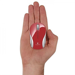 Avis Souris LOGITECH - mini sans fil optique M187 - Rouge