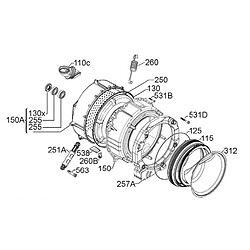 Arthur Martin CUVE KIT SERVICE SOUDE COMPLETE