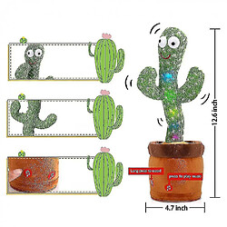 7 Dancing Cactus, Talking Cactus Toy répète ce que vous dites Mz007