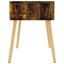 Acheter Maison Chic Lot de 2 Tables de chevet - Tables de Nuit Chêne fumé 40x40x56 cm Aggloméré