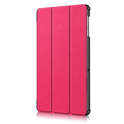 Acheter Etui en PU triple pli avec support rose pour votre Samsung Galaxy Tab S5e SM-T720/SM-T725