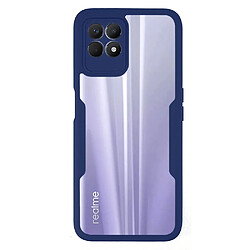 Coque en TPU + acrylique bleu marine pour votre Realme 8i