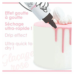 Avis Scrapcooking Glaçage goût chocolat 130 g - rose