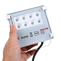 Acheter Wewoo Projecteur LED blanc 10W 8 LEDs SMD-2835 1150 LM IP66 Imperméable à l'eau Lampe d'inondation LED, AC 110-265V chaud