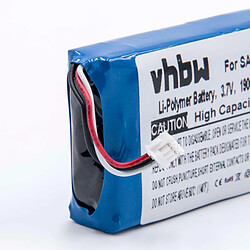 Batterie vhbw 1900mAh (3.7V) pour Sportdog TEK V1L Remote Transmitter, TEK-H, TEK-V1LT Remote Transmitter. Remplace: SAC54-13815.