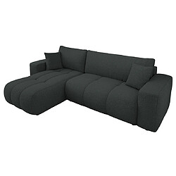 Acheter Bestmobilier Nicole - canapé d'angle réversible 4 places convertible avec coffre en tissu