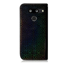 Avis Wewoo Housse Coque Pour LG G8 ThinQ Couleur unie Coloré Boucle magnétique Magnifique Étui en cuir avec rabat horizontal support et emplacements cartes et portefeuille et lanière Noir