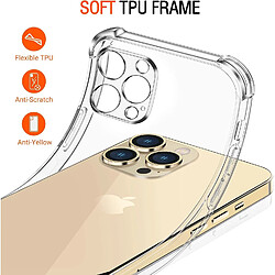 Coque antichoc pour iPhone 13 Pro Max (6,7") et 2 Verres Trempé Film Protection Ecran Little Boutik®